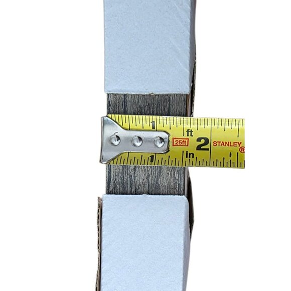 Holiday Fox Canvas Wall Art Let It Snow Christmas Picture Santa Hat Rustic Gift - Picture 6 of 7